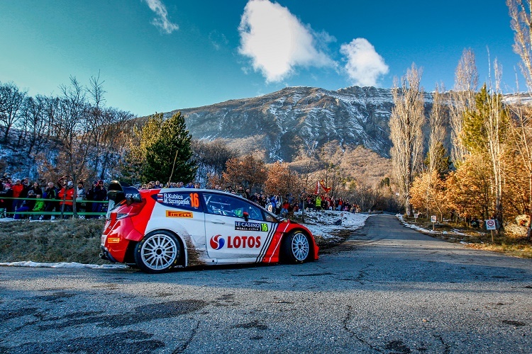 Da war Robert Kubica bei der Rallye Monte Carlo noch dabei