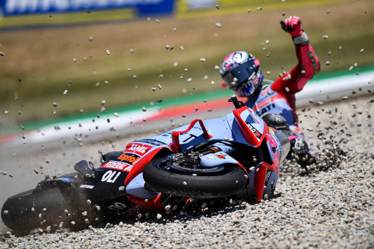 Enea Bastianini: Wieder im Kiesbett