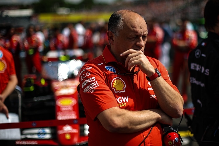 Ferrari-Teamchef Fred Vasseur: «Es ist zu erwarten, dass es um Hundertstelsekunden gehen wird»