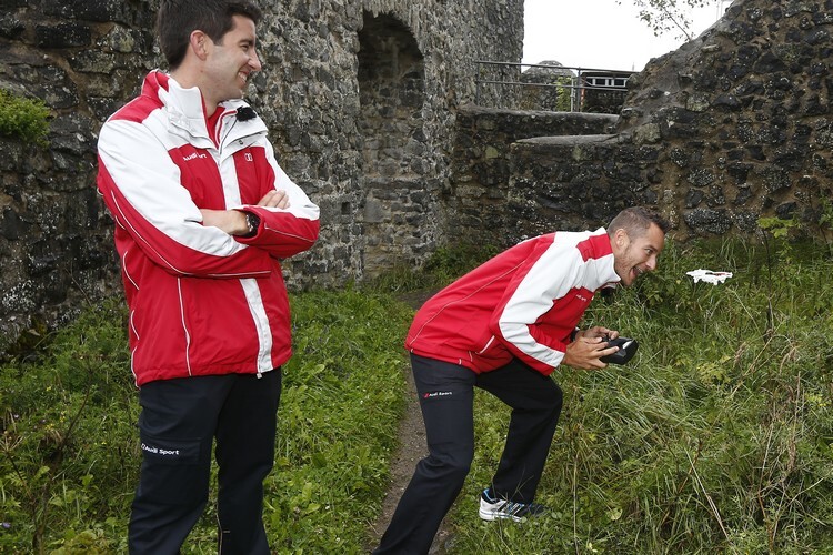 Mike Rockenfeller und Timo Scheider