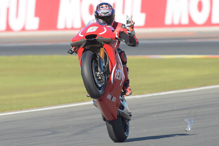 Stefan Bradl nach dem FP2 in Valencia