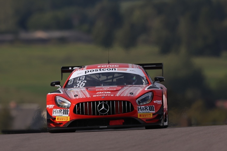 Der Mercedes-AMG GT3 vom DLV-Team Schütz Motorsport auf dem Sachsenring