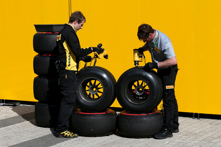 Pirelli sammelt nicht nur an den Rennwochenenden fleissig Daten über die Formel-1-Reifen