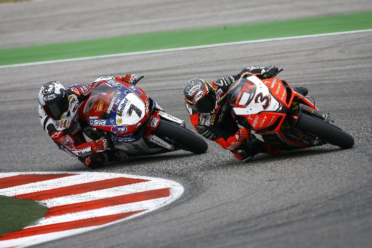 Max Biaggi (3.) und Carlos Checa (7.) sind Superbike-Weltmeister