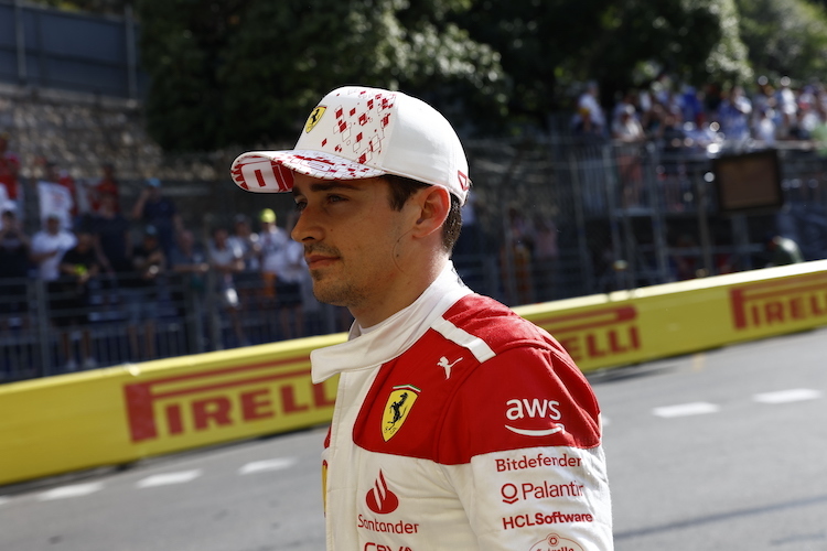 Charles Leclerc wurde bestraft, weil er Lando Norris im Qualifying aufgehalten hat