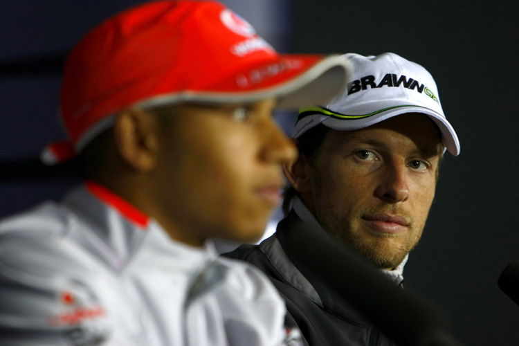 Hamilton und Button beim England-Gipfel