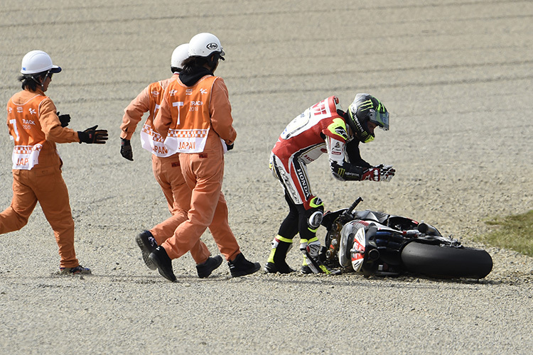 Cal Crutchlow ging im FP1 zu Boden