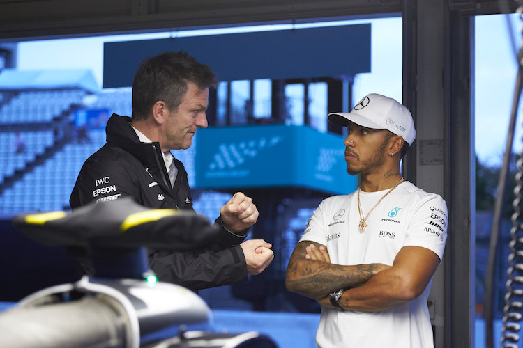 James Allison und Lewis Hamilton