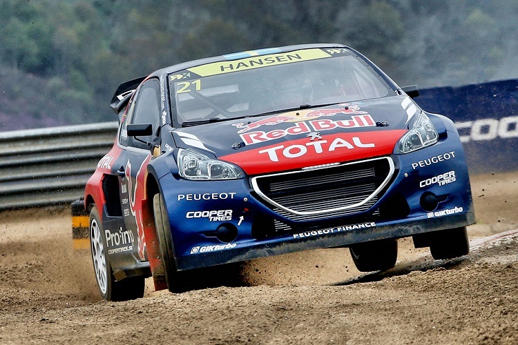 Der Peugeot 208 WRX beim Auftakt in Portugal