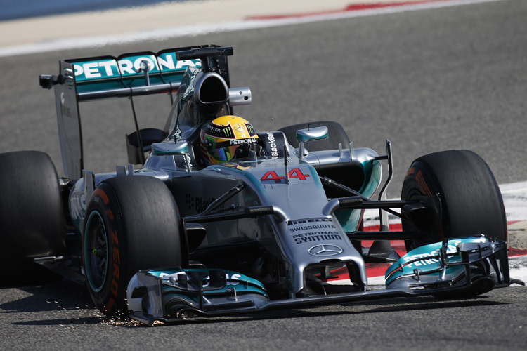 Lewis Hamilton lässt die Funken stieben: Der Silberpfeil bestätigt den guten Eindruck von Jerez