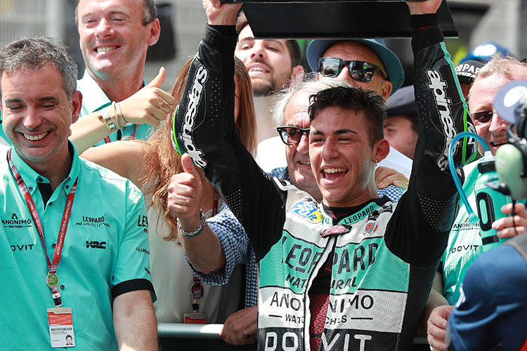 Enea Bastianini aus dem Leopard-Team