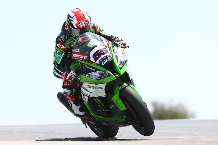 Er kann machen was er will, mit der Kawasaki ZX-10R ist Jonathan Rea (fast) immer der Schnellste