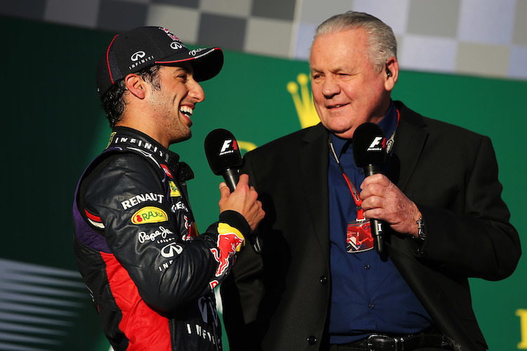 Daniel Ricciardo und Alan Jones