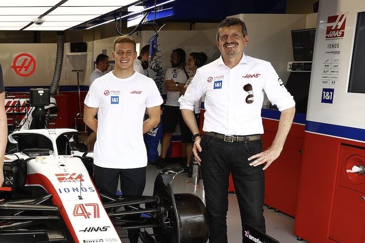 Mick Schumacher und Günther Steiner