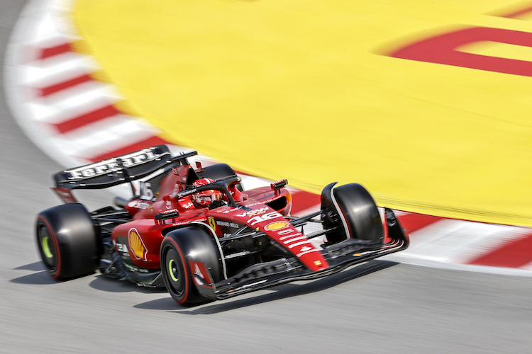 Charles Leclerc im Ferrari