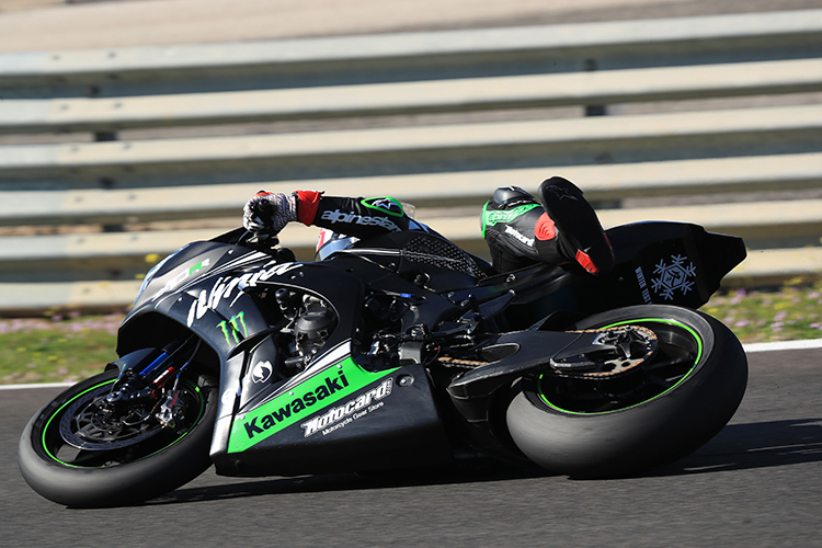 Jonathan Rea geht auch in Tests ans Limit