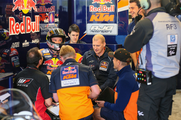 Red-Bull-KTM-Teamchef Aki Ajo mit Jack Miller