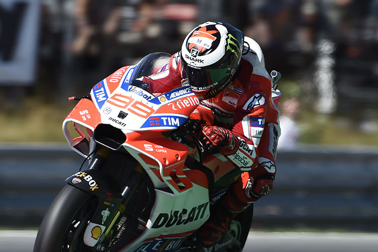 Jorge Lorenzo auf der Ducati