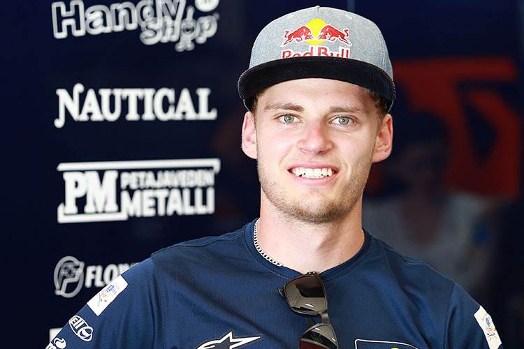 Moto3-Weltmeister Brad Binder musste nach dem Sepang-GP Haare lassen