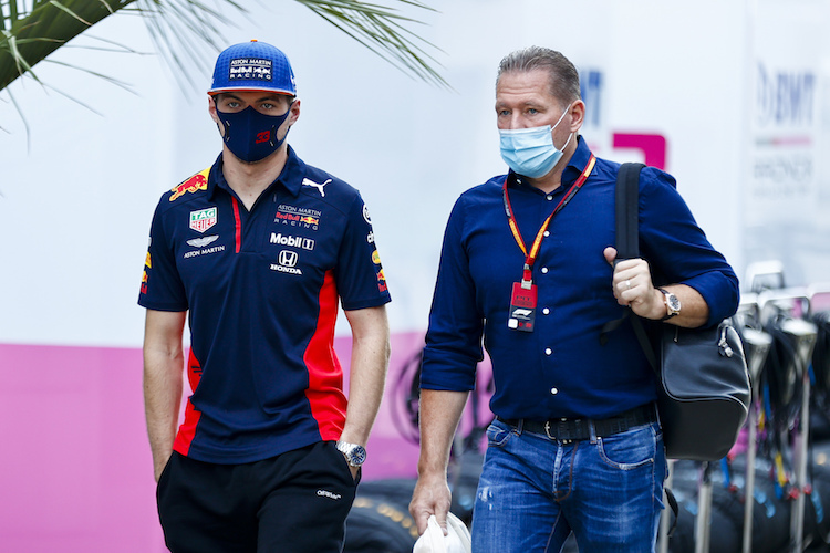 Max Verstappen mit Papa Jos