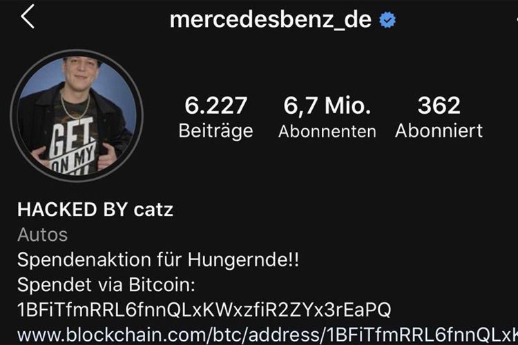 So sah das Profil zeitweise aus