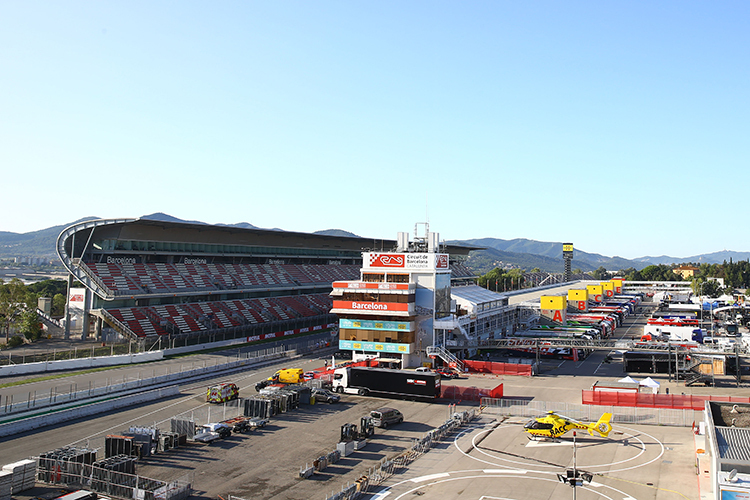 Ab Ende März ist auf dem Catalunya-Circuit der größte Wintertest