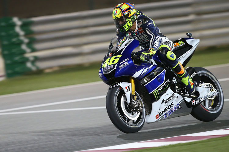 Valentino Rossi: Yamaha-Einstand mit Rang 2