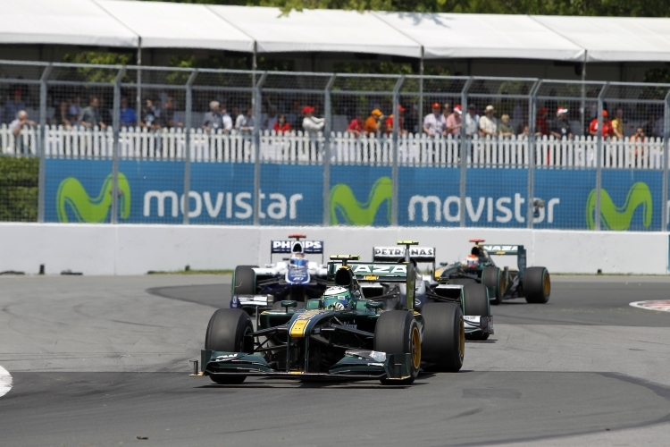 Kovalainen vor Rosberg, Barrichello und Trulli