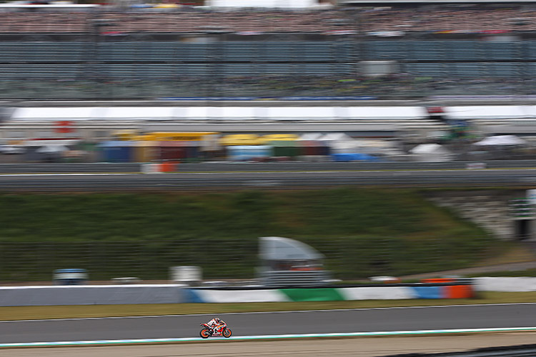 Marc Márquez auf dem Twin Ring Motegi heute am Freitag im FP1