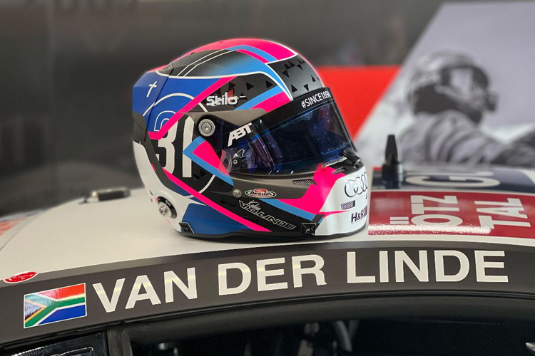 Der Helm von Kelvin van der Linde