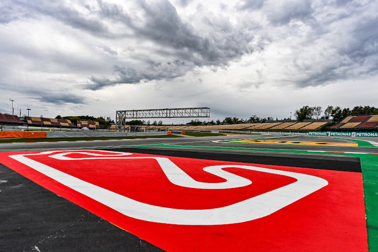 Alles ist angerichtet in Montmeló