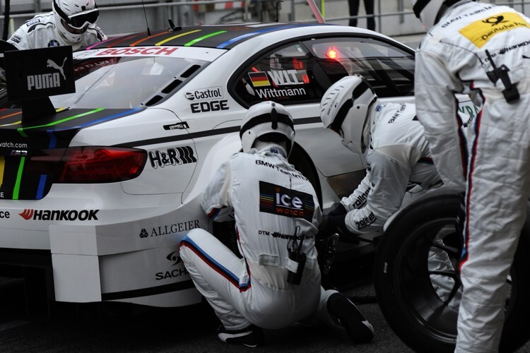 Pitstop bei der DTM