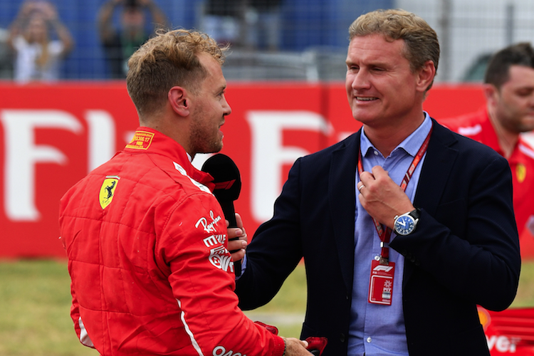 Sebastian Vettel und David Coulthard