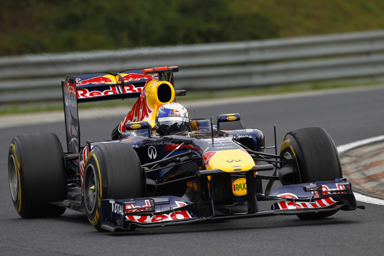 Vettel auf dem Hungaroring