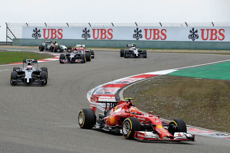 Die UBS bleibt in der Formel 1 präsent
