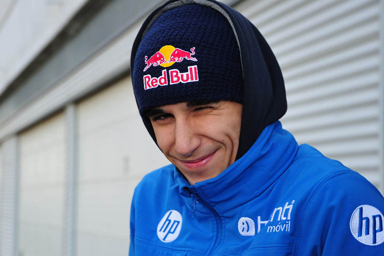 Luis Salom beim Moto2-Test in Almeria im November