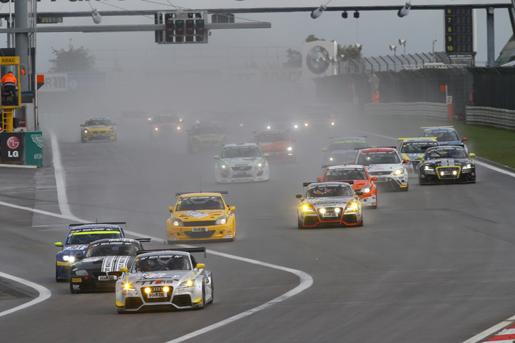 Trotz Pole startete der siegreiche Audi aus der 2. Startgruppe