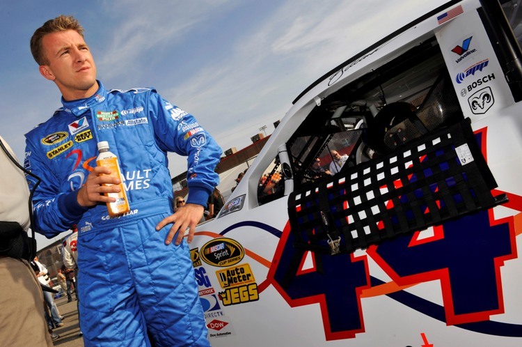 «Don`t drink and drive!» A. J. Allmendinger 