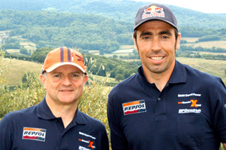 Michel Perin und Nani Roma in X-raid Diensten