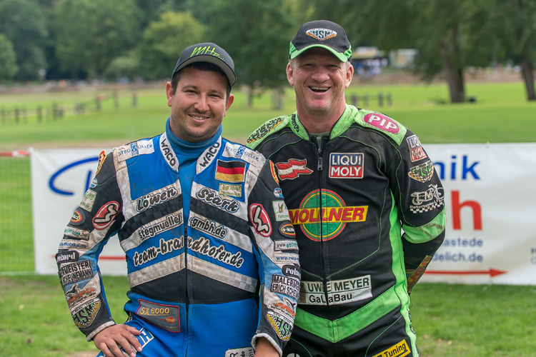 Marco Hundsrucker (r.) und Michael Zapf (l.) gaben in Rastede ihr Comeback