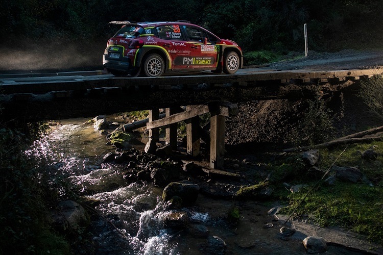 Mads Östberg kämpfte um den Sieg in der WRC2 Pro