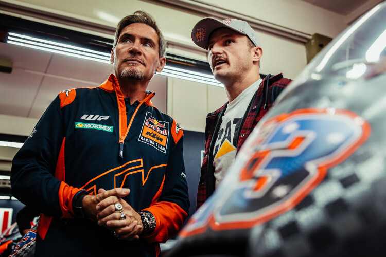 Miller-Crew-Chief Cristhian Pupulin begleitete seinen Schützling zu Red Bull KTM