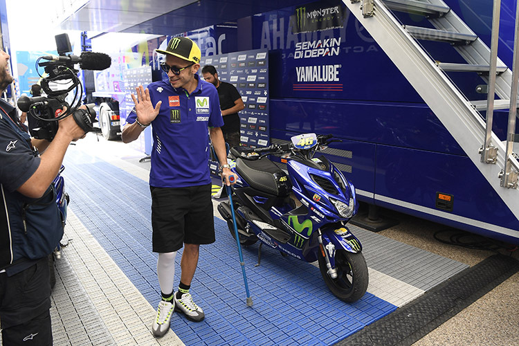 Valentino Rossi in Aragón