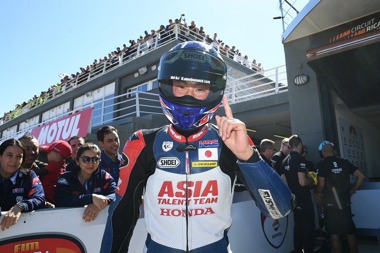 Moto3-Junioren-WM-Leader Yuki Kunii