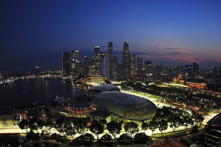 Einmalige Atmosphäre in Singapur