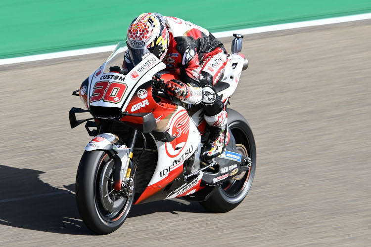 Taka Nakagami gab am Freitag das Tempo vor