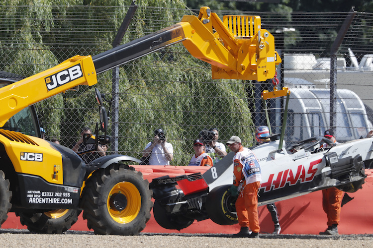 Unfall von Romain Grosjean
