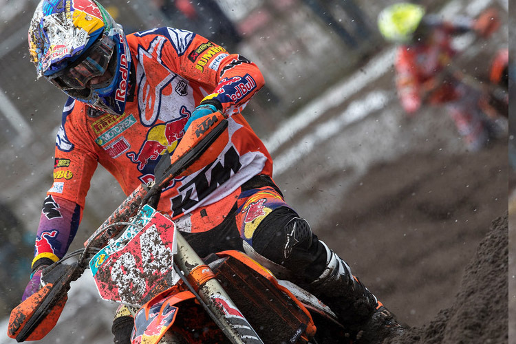 Jeffrey Herlings gewann den ersten Lauf in Valkenswaard