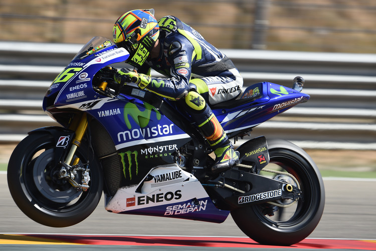 Valentino Rossi in Aragón