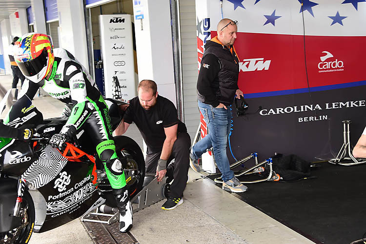 Iker Lecuona beim Test in Jerez 2019